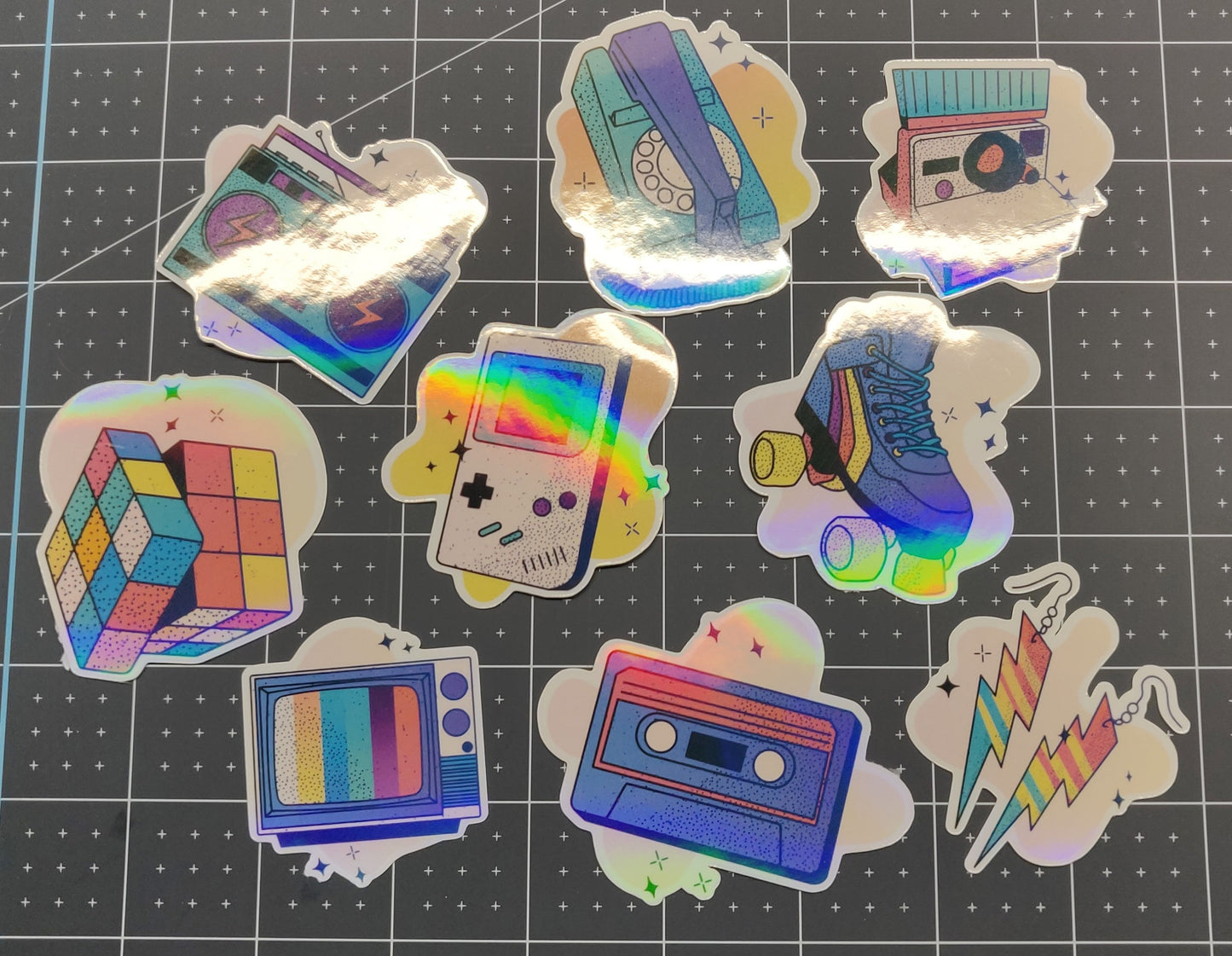 80's Retro Sticker Pack