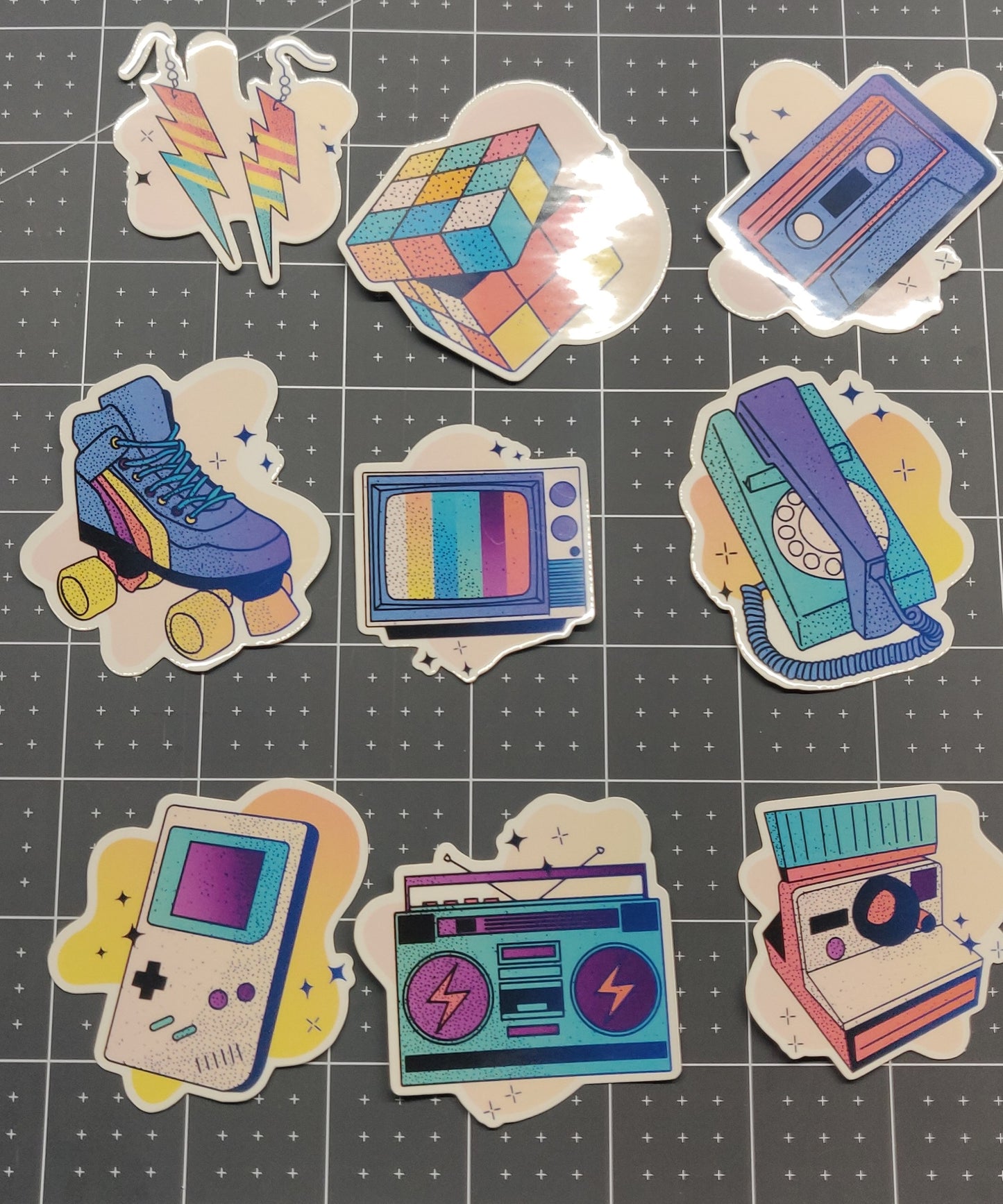 80's Retro Sticker Pack